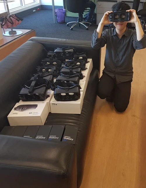 Đội thiết bị Samsung Gear VR, Melbourne, Úc 2017